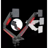 Rockstable RS-MM009 Suporte para monitor gaming para 2 monitores - grampo / passagem - 16 kg - 15