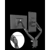 Rockstable RS-MM011B Suporte de secretária profissional para monitor duplo - Grampo/parafuso - 16 kg - 15-32 polegadas - 100x100 mm - Preto