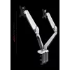 ROCKSTABLE RS-MM011W Suporte Profissional para Dois Monitores - Aperto / Passagem - 16 kg - 38,1 cm (15 polegadas) - 81,3 cm (32 polegadas) - 100 x 100 mm - Branco