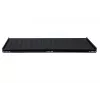 Rockstable RS19-FH612 Prateleira para rack 1U - Preto - Aço - Capacidade de carga 60 kg - Perfurada oval