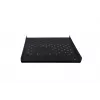Rockstable RS19-FH612 Prateleira para rack 1U - Preto - Aço - Capacidade de carga 60 kg - Perfurada oval
