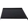 Rockstable RS19-FH612 Prateleira para rack 1U - Preto - Aço - Capacidade de carga 60 kg - Perfurada oval