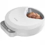 Comedouro automático para gato Rojeco F26 4 refeições versão com botão e 2 acumuladores de frio (branco)