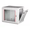 ROLINE Armário de parede de 19 polegadas Basic Plus 9U, 600x450 mm (LxP), Cinzento
