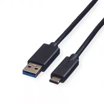 ROLINE GREEN cabo USB 3.2 Gen 1, USB A-C, ST/ST, preto, 2 m (11.44.9012)