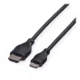 Cabo ROLINE HDMI High Speed com Ethernet, HDMI tipo A macho para Mini HDMI macho, 2 m, 11.04.5580