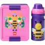 ROOM COPENHAGEN LEGO Conjunto de Almoço Bee - Conjunto de 2 peças com garrafa de água e lancheira, Roxo
