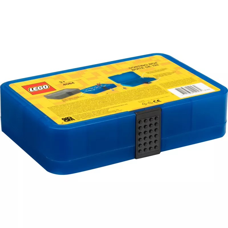 ROOM COPENHAGEN LEGO caixa organizadora Iconic, azul transparente, 11 compartimentos