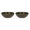 Conjunto de 2 saladeiras ROSE&TULIPANI Concerto Grigio Tortora, 26 cm, plástico SAN, cinzento-castanho