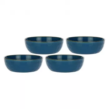 ROSE&TULIPANI Conjunto de 4 taças de salada Concerto Blu Avio - azul-marinho, 20 cm