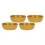 Conjunto de 4 taças de salada ROSE&TULIPANI Concerto Ocra - amarelas, 20 cm