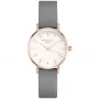 ROSEFIELD relógio de mulher 26WGR-264 - 26 mm aço inoxidável rosé, mostrador branco-creme, quartzo