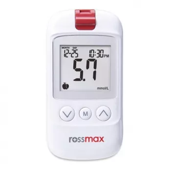 Medidor de glicose no sangue ROSSMAX HS200 BT com Bluetooth