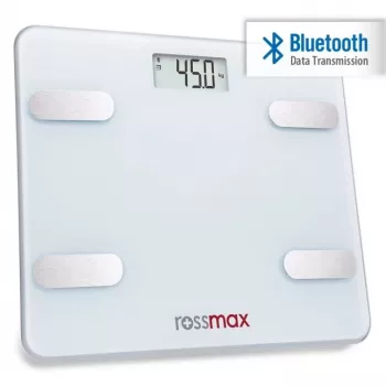 Monitor de gordura corporal Rossmax WF262 com balança e Bluetooth