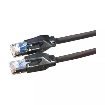 Rotronic-Secomp Dätwyler Cat.6 Class E S/FTP CU 7702 Flex LSOH Hirose TM21 cabo de patch, 3 m, preto