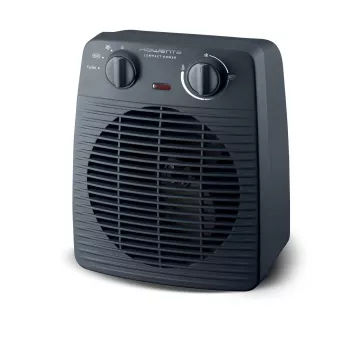 Rowenta SO2211 Termoventilador cerâmico 2000W com termostato regulável, preto/cinzento