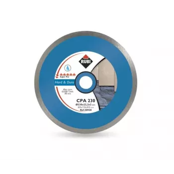 Disco de diamante RUBI CPA para materiais duros 250 x 25,4 mm SuperPro