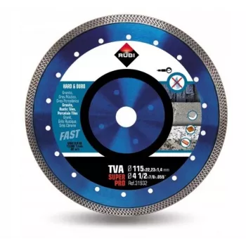 RUBI Disco de corte diamantado para materiais duros, Turbo Edge VIPE 300 mm