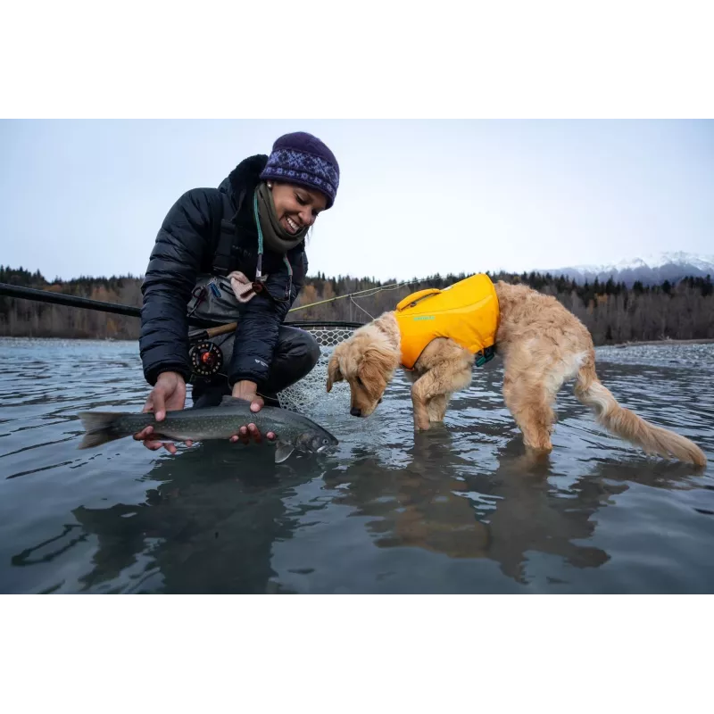 Colete flutuante Ruffwear Float Coat para cães - Wave Orange, tamanho Small