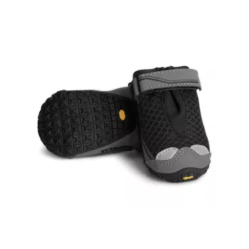 Botas para cão Ruffwear Grip Trex - Obsidian Black, tamanho L