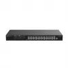 Switch Ruijie RG-ES126FGS-LP 24 portas Fast Ethernet PoE+ com 2 uplinks Gigabit SFP, orçamento PoE 370W, montagem em rack