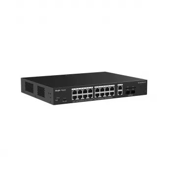 RUIJIE RG-ES220GS-LP Switch Smart Managed Gigabit PoE+ 18 Portas com 2 Portas SFP