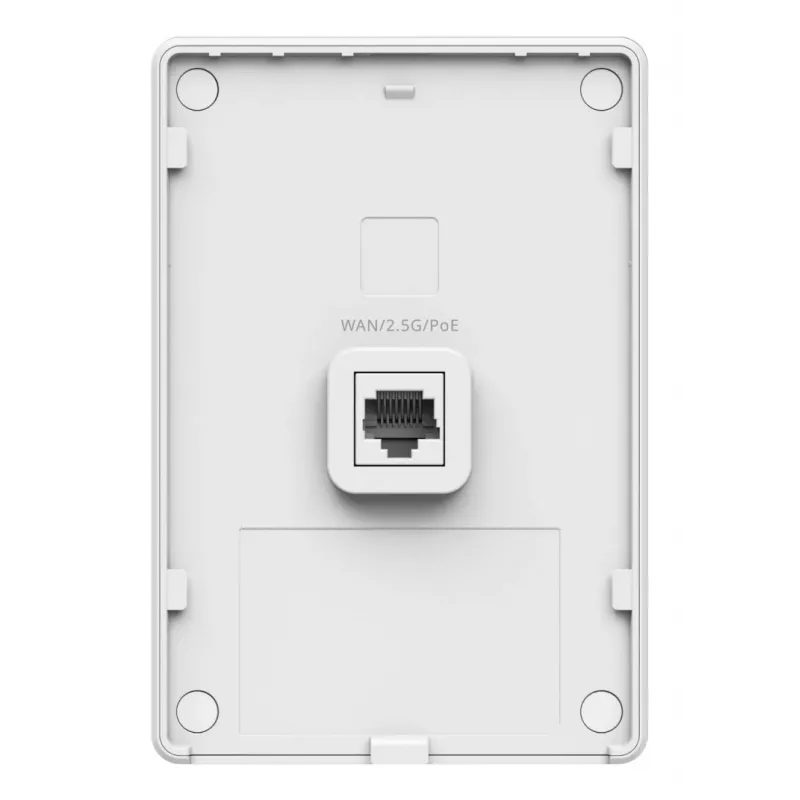 RUIJIE RG-RAP72-WALL ponto de acesso Wi-Fi 7 tri-band de parede, uplink 2.5GbE, alimentado por PoE+