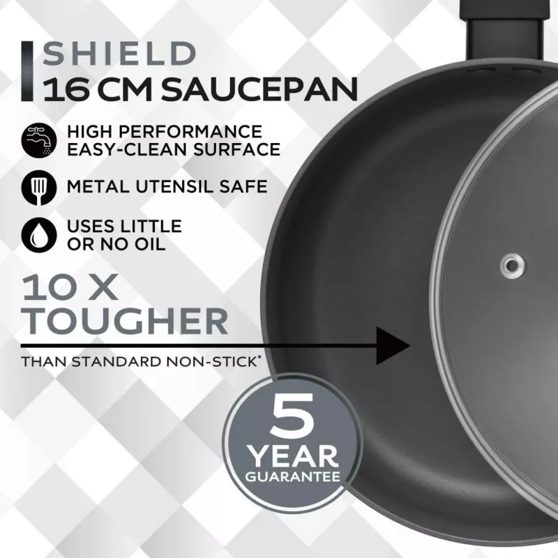 Panela antiaderente Russell Hobbs RH028391EU7 Shield 16 cm