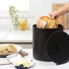 Russell Hobbs RH03269EU7 caixa de pão com padrão canelado, preto