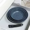 Russell Hobbs RH03293EU7 Nightfall Stone Conjunto de 4 frigideiras Smart Clip