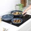Russell Hobbs RH03293EU7 Nightfall Stone Conjunto de 4 frigideiras Smart Clip