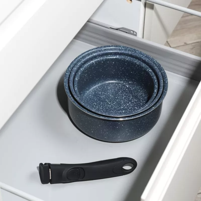 Russell Hobbs RH03294EU7 Nightfall conjunto de 4 panelas Smart Clip
