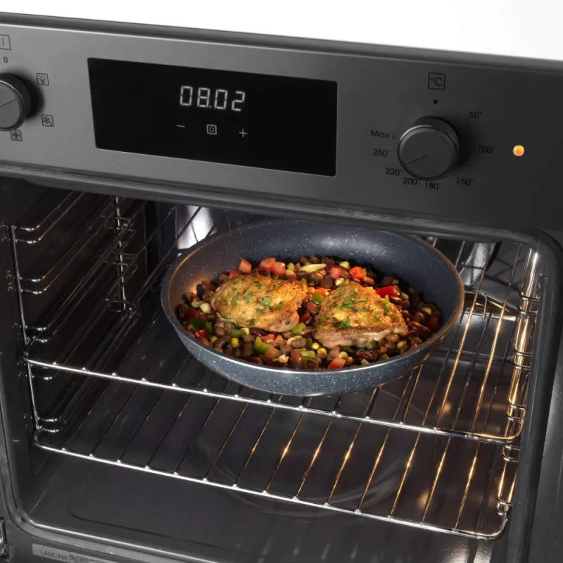Russell Hobbs RH03296 Nightfall Stone Conjunto de 4 frigideiras Smart Clip