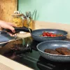 Russell Hobbs RH03297 Nightfall Stone Conjunto de 4 frigideiras Smart Clip