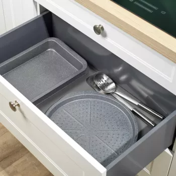 Conjunto de 3 peças de formas de forno Russell Hobbs RH03756 Metallic Marble