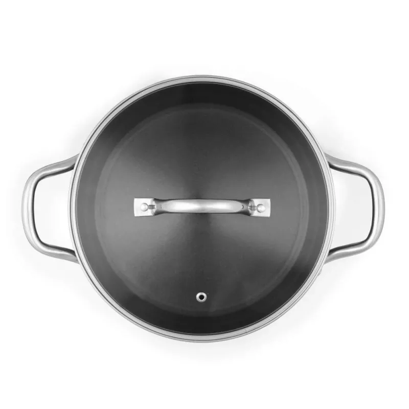 Russell Hobbs RH03821 Conjunto de 4 panelas Riviera, vermelho
