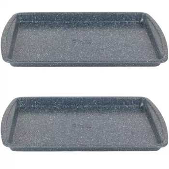 Russell Hobbs RH03858 Nightfall Stone tabuleiro de forno pack de 2