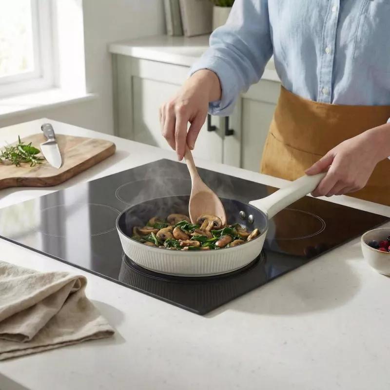 Russell Hobbs RH03860C Frigideira Cote 20 cm, creme