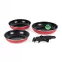 Russell Hobbs RH03995 Riviera Conjunto de 4 frigideiras Smart Clip