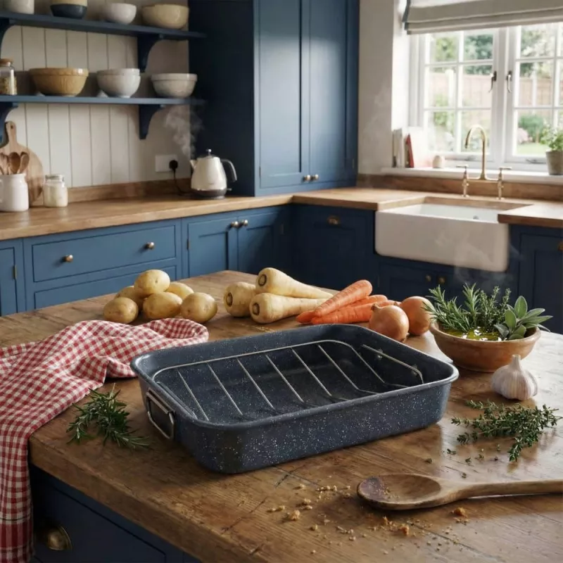 Russell Hobbs RH04097 Nightfall Stone assadeira e grelha