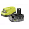 RYOBI 18V ONE+ bateria Li-Ion 4.0Ah + carregador RC18120A kit inicial
