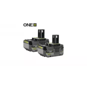 RYOBI 2x 4,0Ah Lithium+ 18V ONE+ pack de bateria RB1840X2