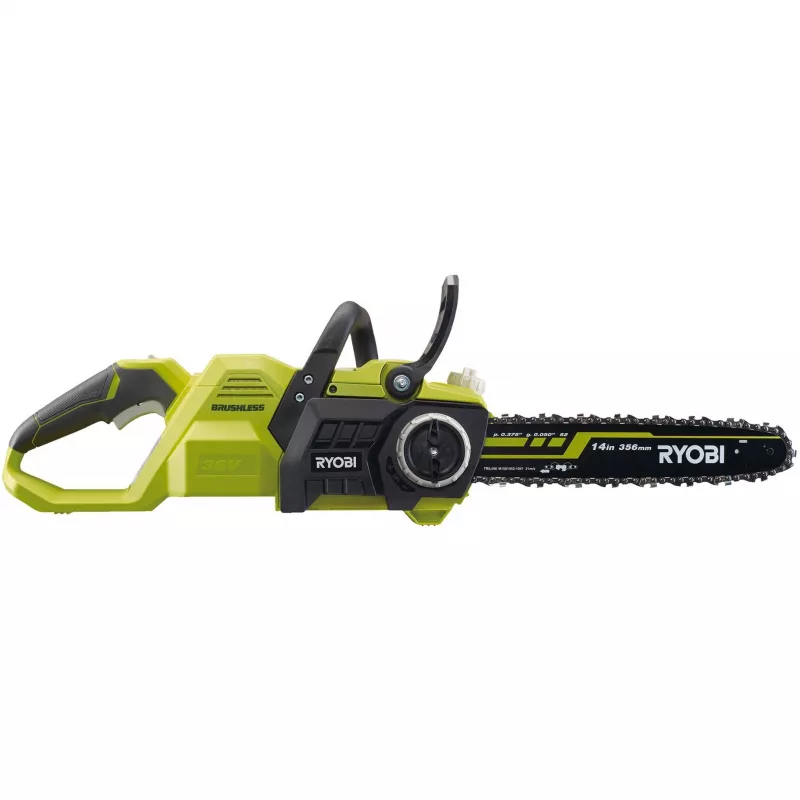 Motosserra a bateria RYOBI MAX POWER RY36CSX35A-0, 36 V (verde/preto, apenas a máquina)