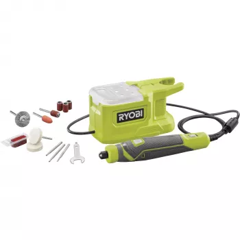 Ferramenta multifunções a bateria RYOBI ONE+ 18V RRT18-0 com 15 acessórios