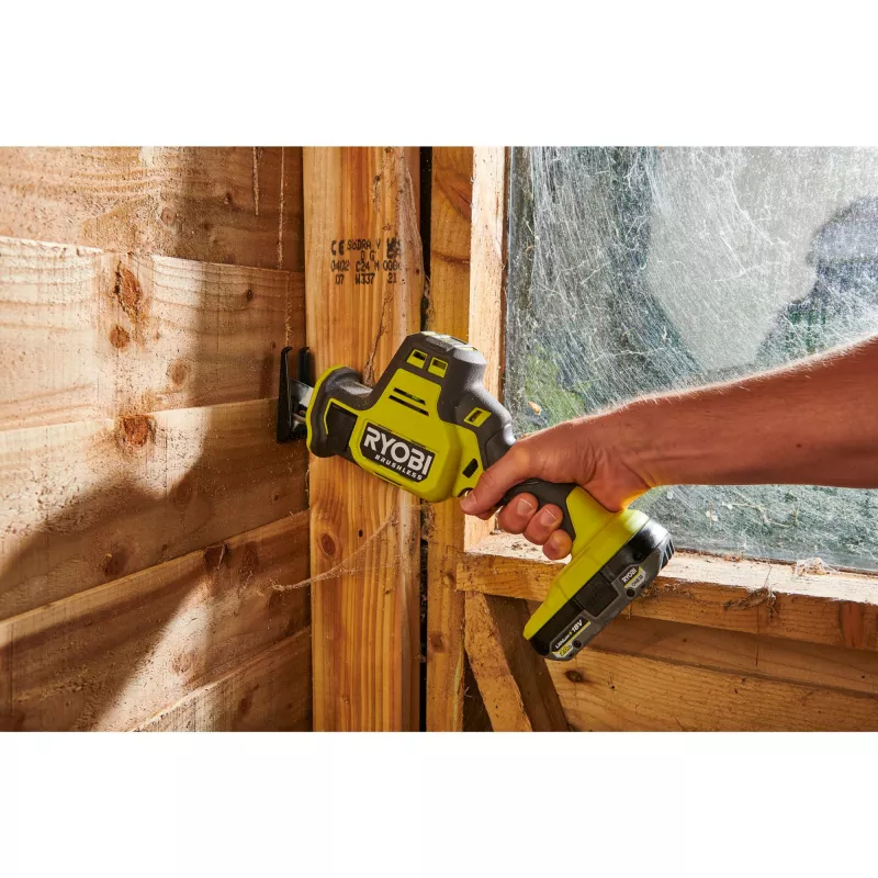 RYOBI ONE+ serra sabre sem escovas RRS18CBL-0, 18V (verde/preto, aparelho sem bateria)