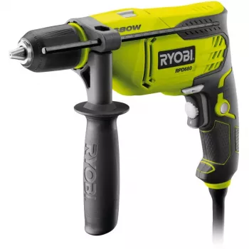Martelo perfurador Ryobi RPD680-K com bucha de coroa dentada 680W 230V