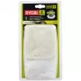 RYOBI conjunto de capas de cera e polimento RAK2BB, 2 peças (branco)