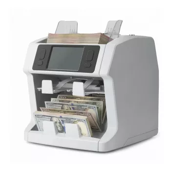 Safescan 2995-SC Contador de notas 2 compartimentos 7 verificações