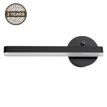 Candeeiro de parede LED Safi 6W 4000K preto