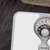 Balança de pessoas com lupa Salter 484 WFEU12, balança mecânica compacta